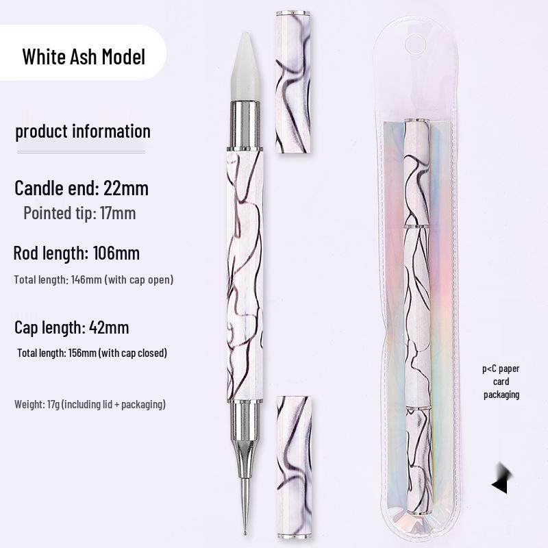 Dual-Ended Rhinestone Wax Pencil for Nail Art