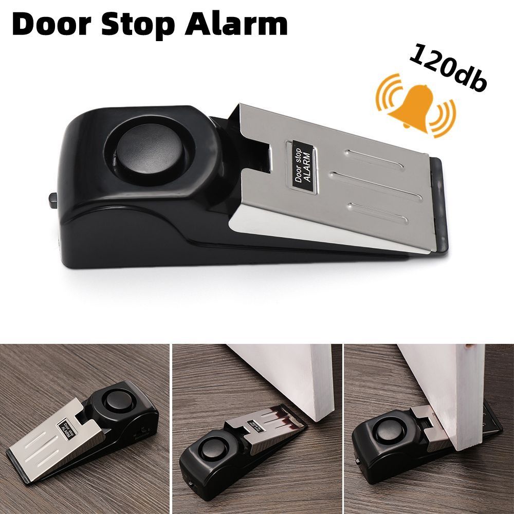 Security Supplies Door Plug 120 dB Door Open / Closed Detectors Useful Door Stopper Alarm