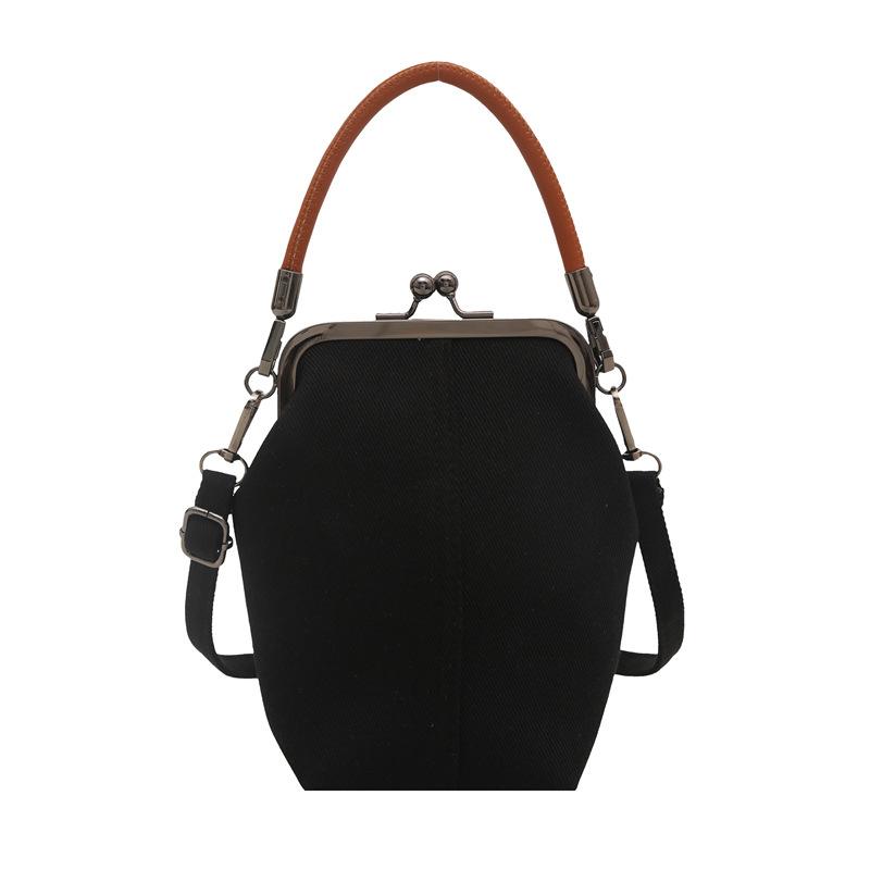 

Denim mobile phone bag messenger bag new literary handbag versatile commuter clip women s bag mobile phone bag чёрный
