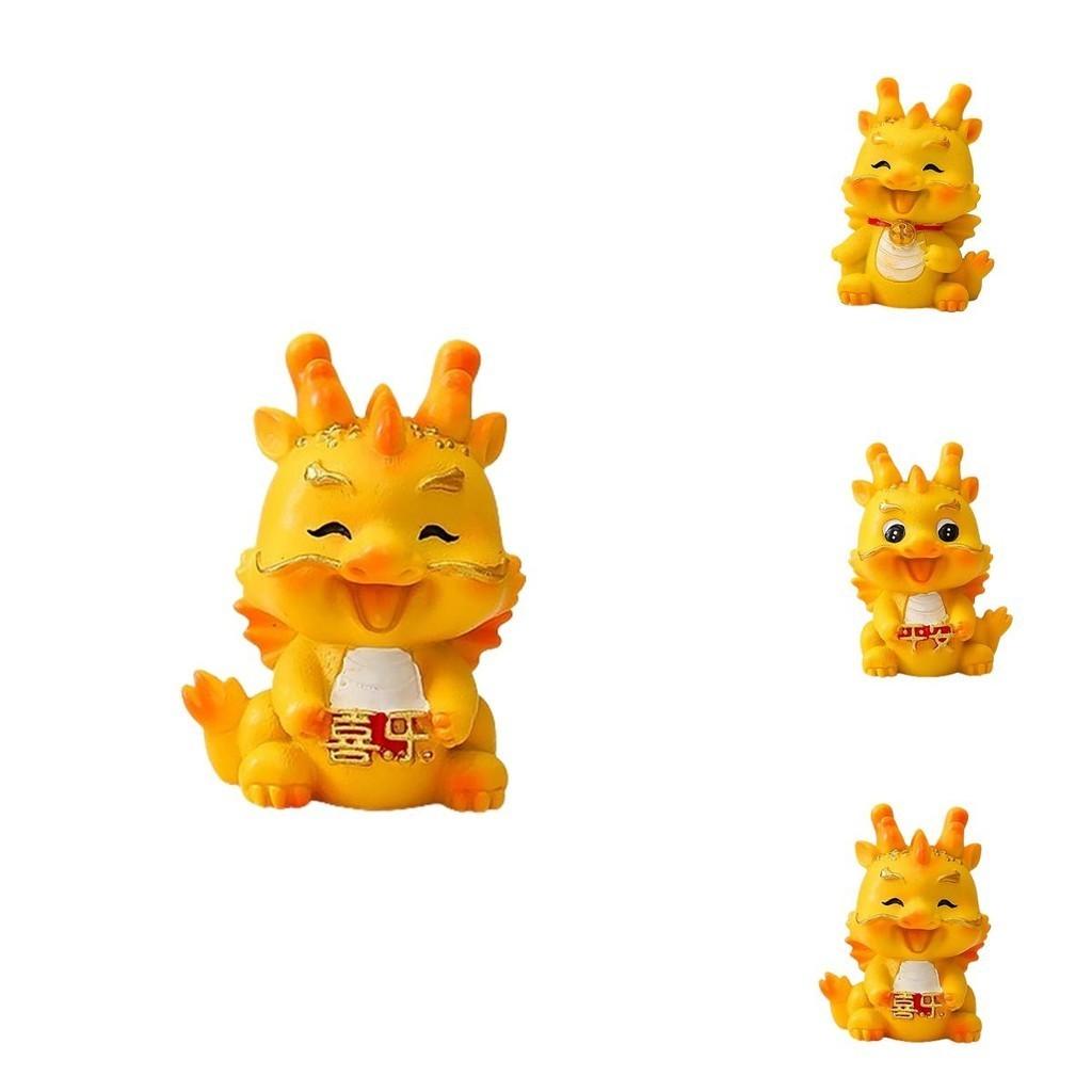 Niedliches Harz Drachen Auto Ornament für Abschluss, Einweihung und Partys