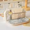Button Cotton Rope Pencil Case Large Capacity Kids Storage Bag Student Stationery Box Girl Storage Pencil Case