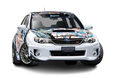 Aoshima Bunka Kyozai 124 Σειρά Itasha Νο.2 Love Live Sunshine Subaru GRB Impreza WRX STI '10 Πλαστικό Μοντέλο (Αυτοκίνητο)