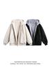 Men's Winter Warm Eagle Fur Collar Hooded Cotton Leather Jacket - Windproof and Short