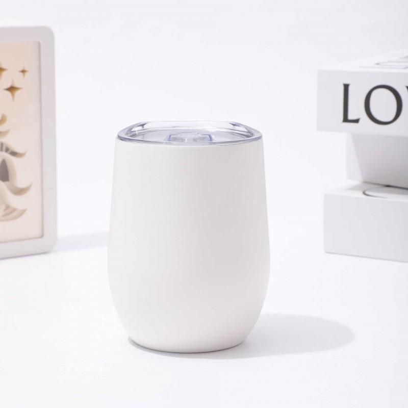 12oz Vacuum Insulated Stainless Steel Mini Egg Cup Travel Mug Wine Coffee Tea - Leakproof Portable In 8 Colors