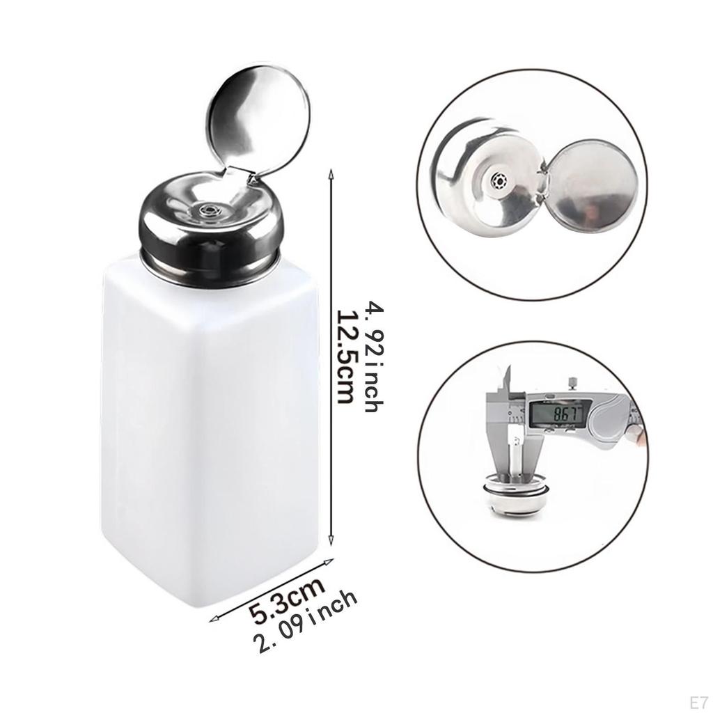 Liquid Pump Dispenser for Makeup Remover, Portable Container Personal Salon