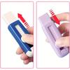 4-piece Retractable Pencil Eraser Set, Rectangular Design, Adjustable Length, Dual-use for Writing and Painting