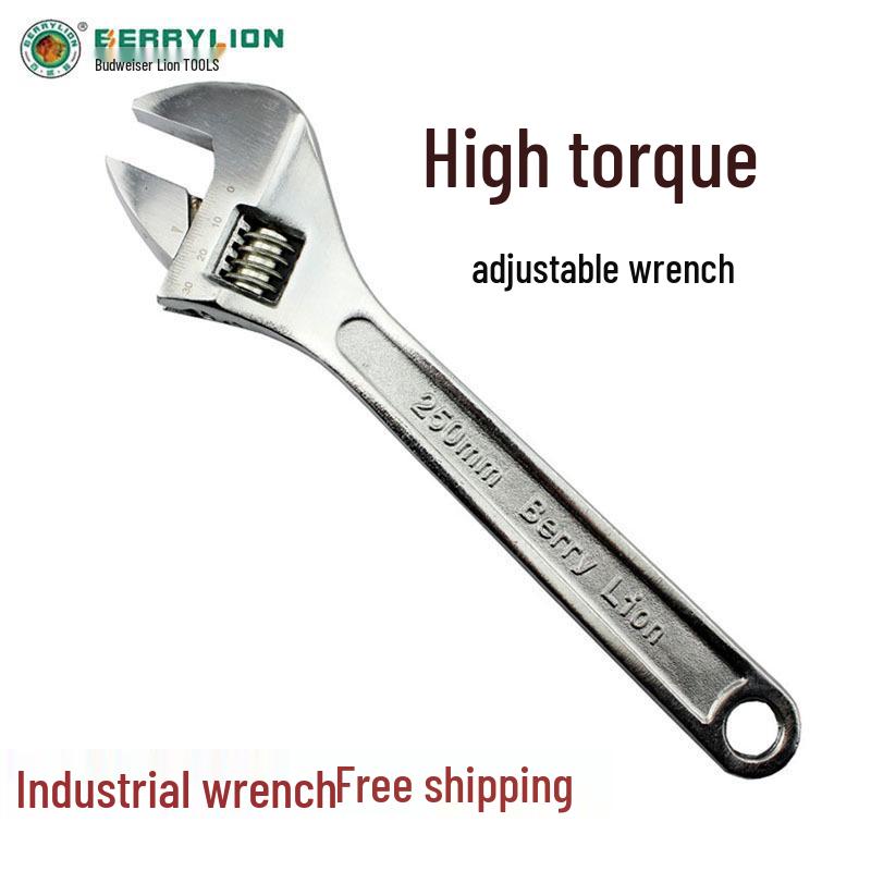 

Budweiser Lion 15 Industrial Multi-Function Adjustable Wrench, Large Opening