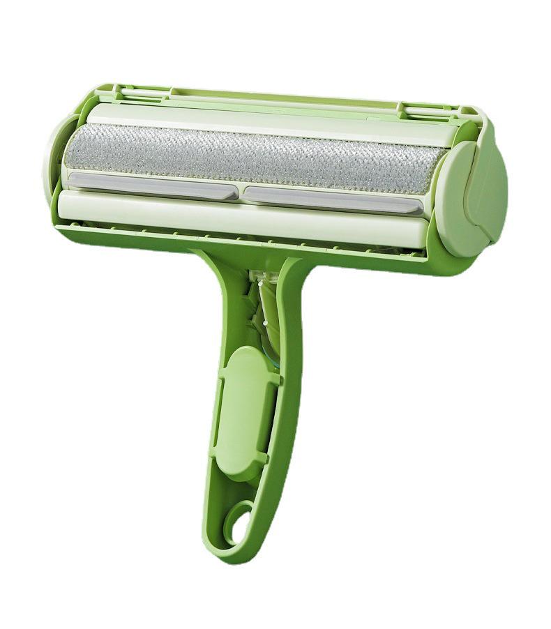 Two-Way Pet Hair Remover Roller for Clothing and Sofa - Automatic Cat, Dog, or Frog Hair Cleaner.