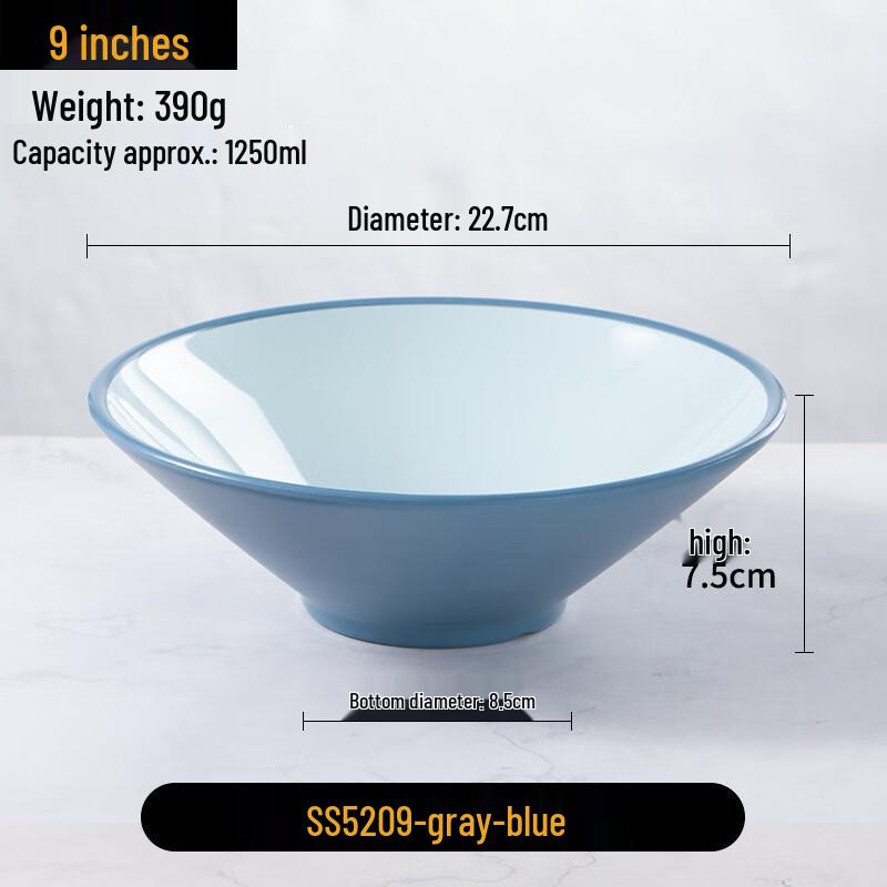 JINMEILI Melamine Nordic Conical Bowl