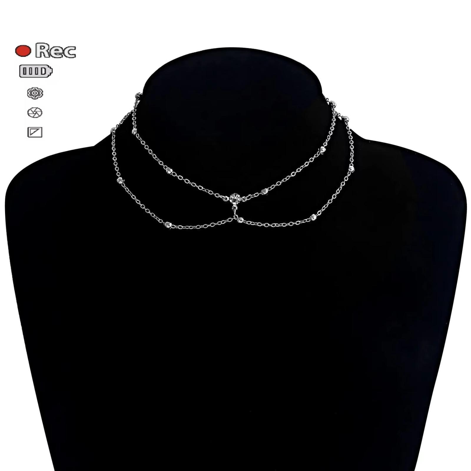 

Delicate Body Chain with Pearl and Waterdrop Pendant Adjustable Waist Chain for Women Bridal Jewelry Layered Back Chain One Size