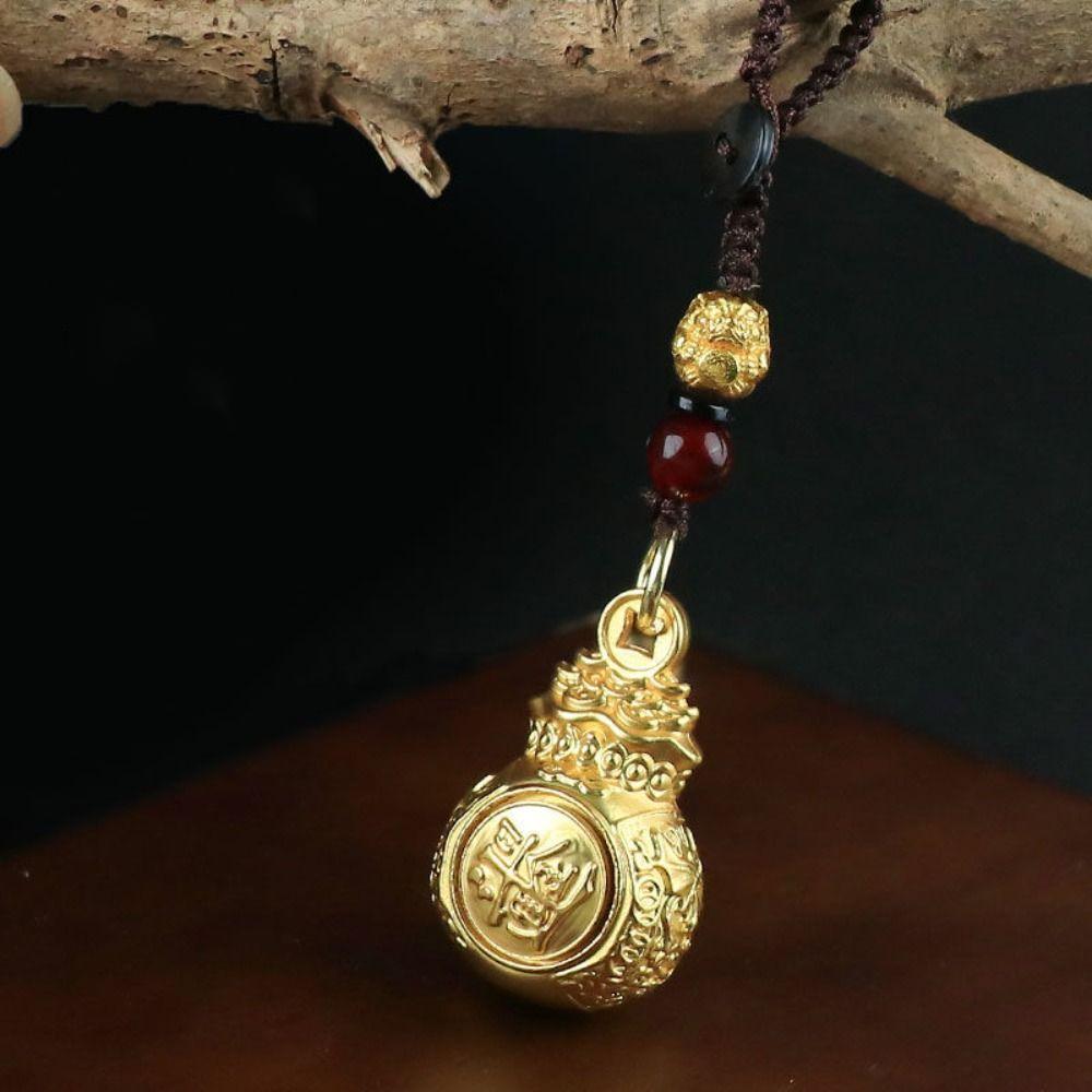 Handmade 12 Zodiac Lucky Pendant Wealth Feng Shui Car Key Ring Retro Zodiac Lucky Keychain  Jewelry