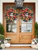 For Harvest Festival Decor Artificial Fall Wreath Decorative Fall Autumn Wreath Festival Theme