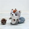 Kawaii Squirrel Plush Toys Simulation Animal Dolls Stuffed Soft Keyring Bag Pendant Home Decorative For Children Girls