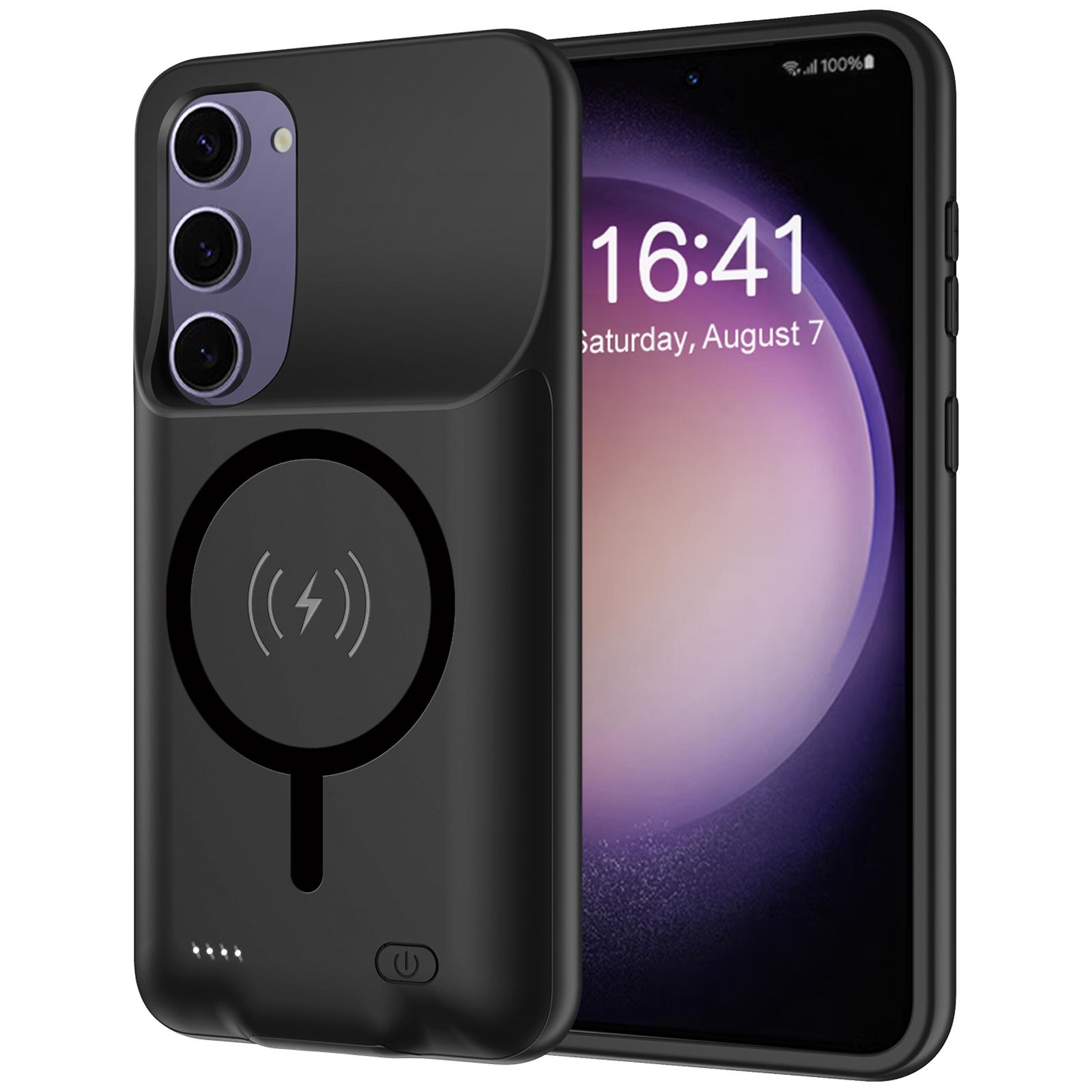 

Для телефону Samsung Galaxy S23+ Розширена батарея TPU+ABS 10000 мАг Чохол для заряджання Сумісний з MagSafe A