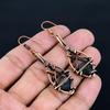 Labradorite 999 Copper Wire Wrapped Earrings, Handmade Gemstone Earrings Jewelry, Gifts For Wife Brand New Earrings