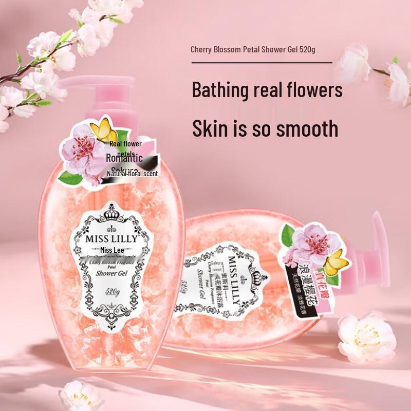 Miss Lilly Cherry Blossom Petal Amino Acid Shower Gel