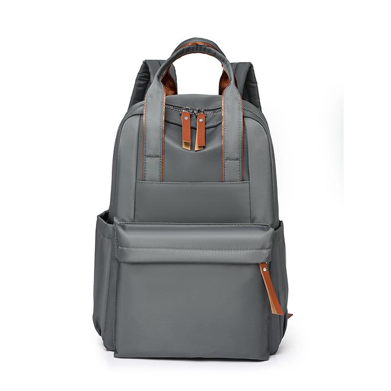 

Женский рюкзак Простой Повседневный и Универсальный Рюкзак для Поездок на Работу Корейская Версия Большая Вместимость Однотонный Школьный Рюкзак для Студентов серый