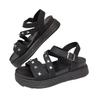 Fashion 2025 Summer Buckle Strap Women's Sandals Fashion Rivet New Casual Plus Size Comfortable Open Toe Best Seller Platform Sandals
