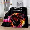 MJ Michael Jackson King of Pop 3D Soft Plush Blanket,Flannel Blanket Throw Blanket for Living Room Bedroom Bed Sofa Picnic Kids