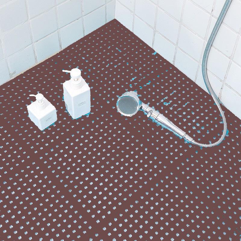 30X30cm Bathroom Non-slip Mat Kitchen Bath Shower Toilet Plastic Waterproof Spliced Patchwork Floor Mat