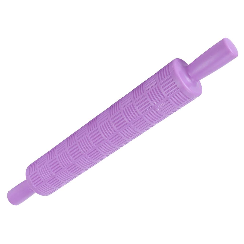 Fondant Cake Rolling Pin Embossing Roller Bakery Cookies Pastry Decorating ToolsGrid