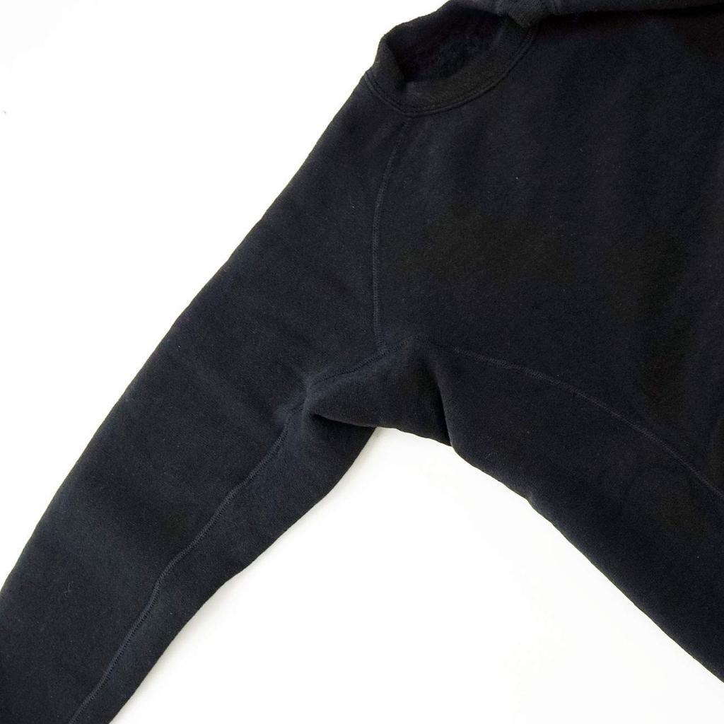 Masanori Muraoka collaboration 3D crew neck long sleeve M slightly for cold cold cold weather far deodorizing [Mochihada] shirt, black, size, thick,