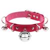 Cosplay Collar  New Leather Bell Collar Role Play Exaggerated Neck