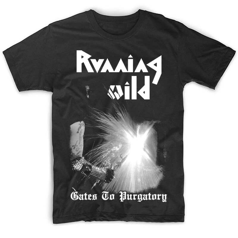 Running Wild - Gates to Purgatory album T shirt BLACK all sizes S-5XL 3XL
