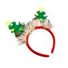 Versatile Christmas Tree Headband Fabric Christmas Celebration Headpieces Styling Accessory for School Event and Parties