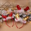 Red Deer Stylish Antler Hairpin Headband For Christmas Party Dressup
