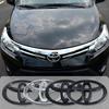 CKMY4 For Toyota Corolla Prius Yaris Rav4 Hilux Raize TRD GR Car Front Hood Grille Badge Cover Sticker Decor Accessories Auto Styling