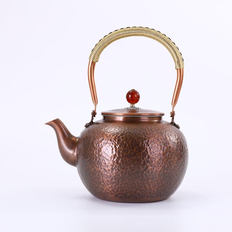 Hand-Hammered Chinese Copper Teapot