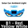 Wireless Solar Powered Demon Eye Car Light Suction Cup Smart LED Lights Cool EYE Ambient Lights