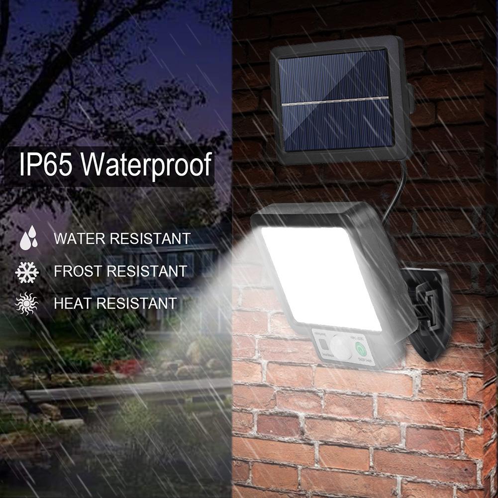 Porch Lamp with Remote Control Human Body Infrared Courtyards Modern Solar Powered Outdoor Yard Wall Column Lighting