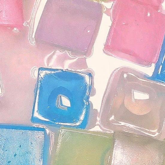 5Pcs Ice Cube Squeeze Toy Stretchy Transparent Cat Paw Sensory Toy Anxiety Relief Stress Ball Classroom Prizes Party Favors