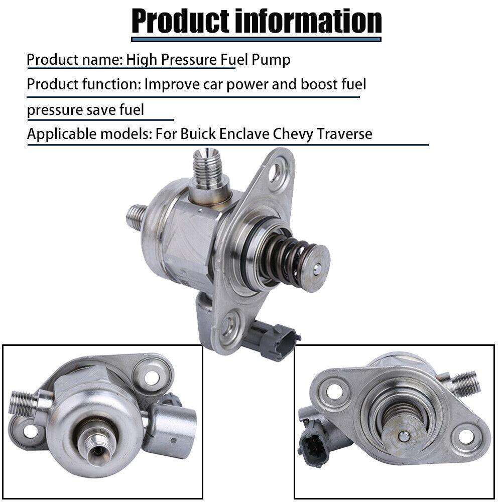

High Pressure Fuel Pump For Buick Enclave Allure Chevy Traverse Cadillac CTS STS