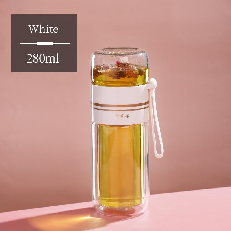 

Бутылка для чая из боросиликатного стекла с фильтром, стеклянный стакан для разделения чая, двухслойная теплоизоляция, деловой подарок