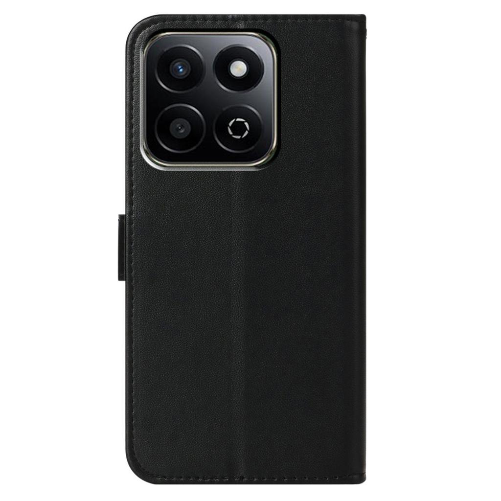 Etui dla Honor X7c 4G/Honor 200 Smart 5G z uchwytem na karty, skórzane PU, portfel z klapką, pokrowiec na telefon