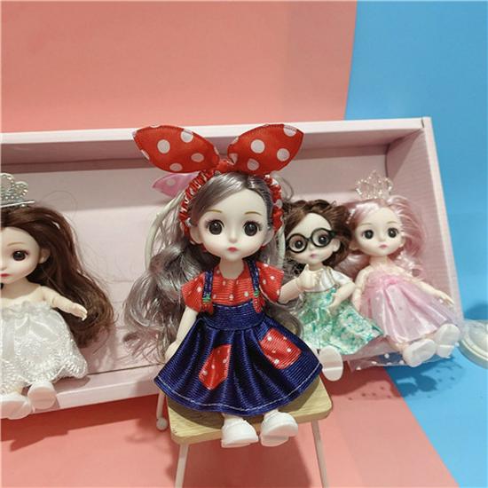 Princess Doll Mini Set - 17cm Toy for Girls, Perfect Birthday Gift
