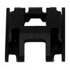 RC Car Gearbox Base for Traxxas 1 18 RC Car High Pressure Resistance Aluminum Alloy RC Center Skid Plate with Screws