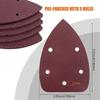 Detail Sander Sandpaper 240 Grits Mouse Sanding Pads 5 Holes Hook and Loop Sanding Sheets for 140mm Mouse Palm Detail Sanders