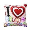 Heißes Spiel Bingo Bälle Karten Kissenbezüge Heimdeko D-Druck Sofa Stuhl Kissenbezug Polyester Weicher Kissenbezug