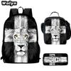 Lion King Schoolbag High Definition Printing Multi-Function Cross-Border Burden Reduction Large Capacity Backpack