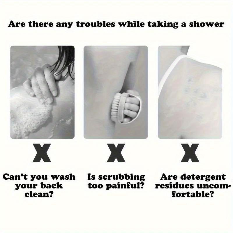 1 ks Měkký silikonový exfoliační kartáč Čisticí prostředek Manuální mycí houba na tělo Sprchový Jemná masáž Koupelový kartáč Pro muže Ženu