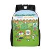 K-KeroKeroKeroppies Backpack for Women Men Waterproof College School Cute Frog Bag Print Bookbags