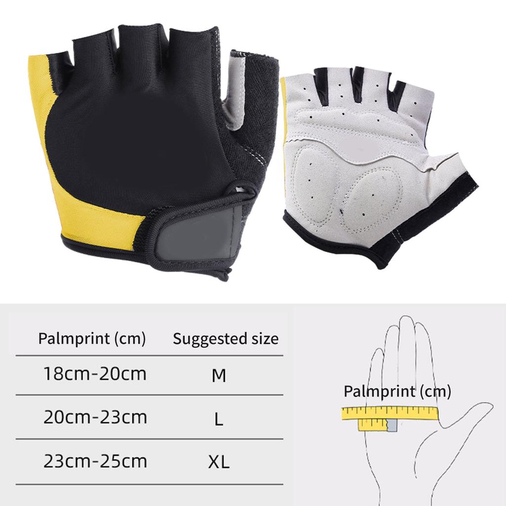 1 Paar Stoßfeste Handschuhe Fahrräder Feldhandschuhe Motorradfahrt Fitnessstudiohandschuhe Geeignet für Radfahren Übung