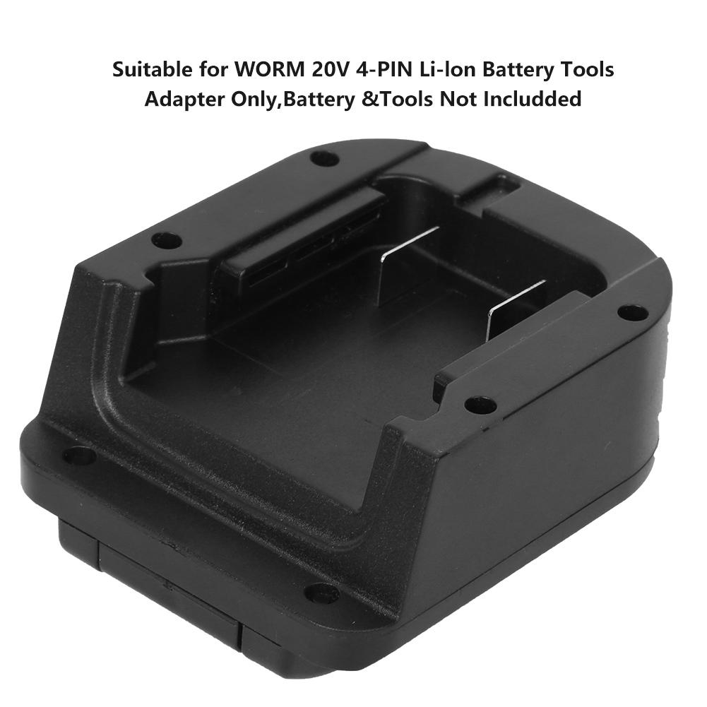Adaptor Baterie pentru Milwaukee M18 Litiu Ion Convertor pentru Unealtă Electrică WORX 20V 4 Pini