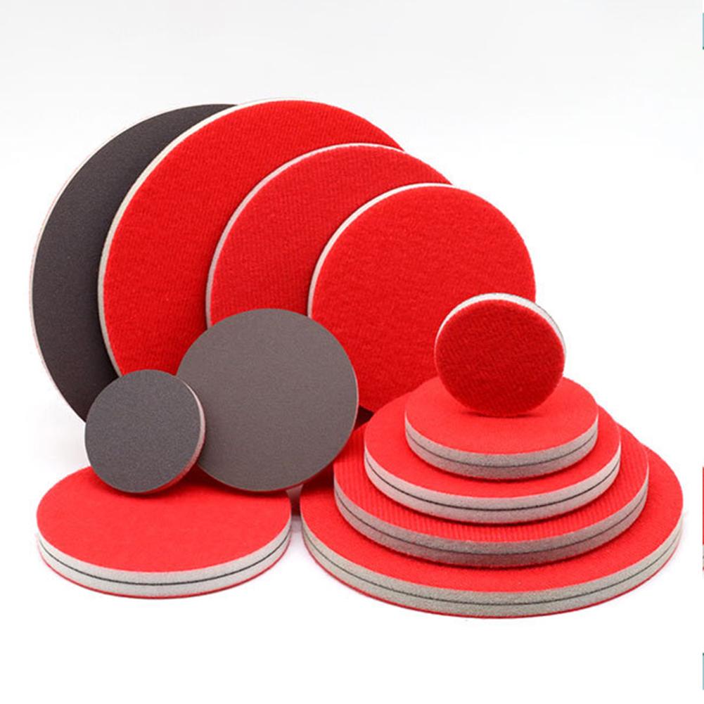 3-inch Round Flocked Automotive Putty Sanding Sponge Sandpaper 50pcs Suitable For Various Curved For Surface Operations