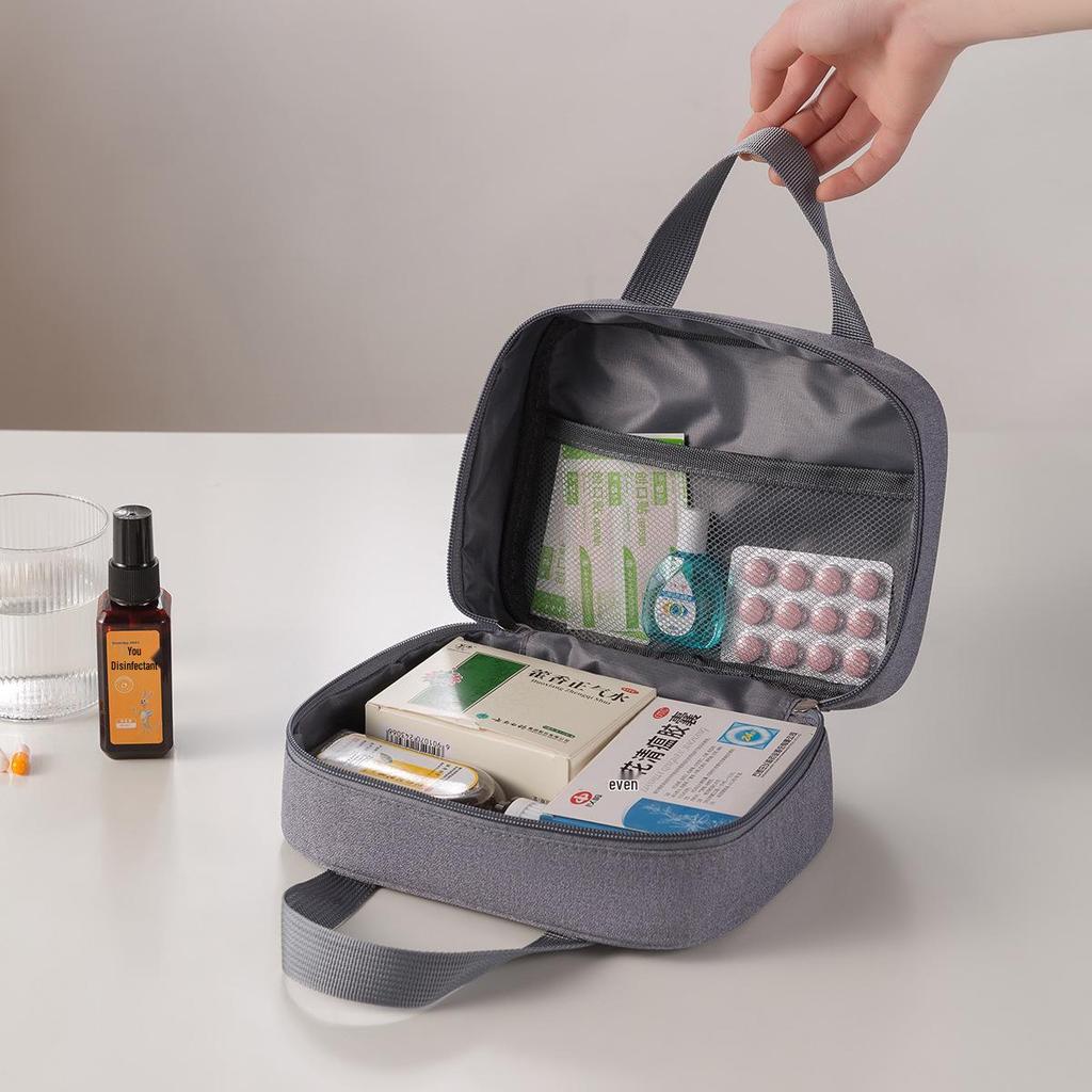 Portable Travel First Aid Kit: Emergency Medicine Bag & Health Storage Pouch