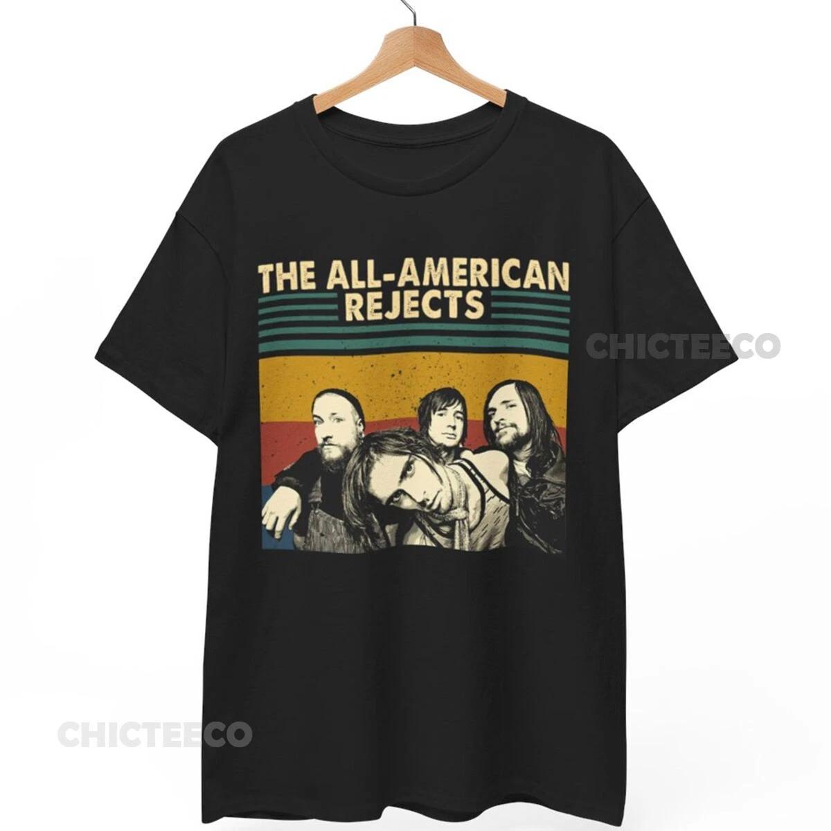 The All American Rejects Band Vintage T-Shirt, American Rejects Gift Unisex tee 4XL